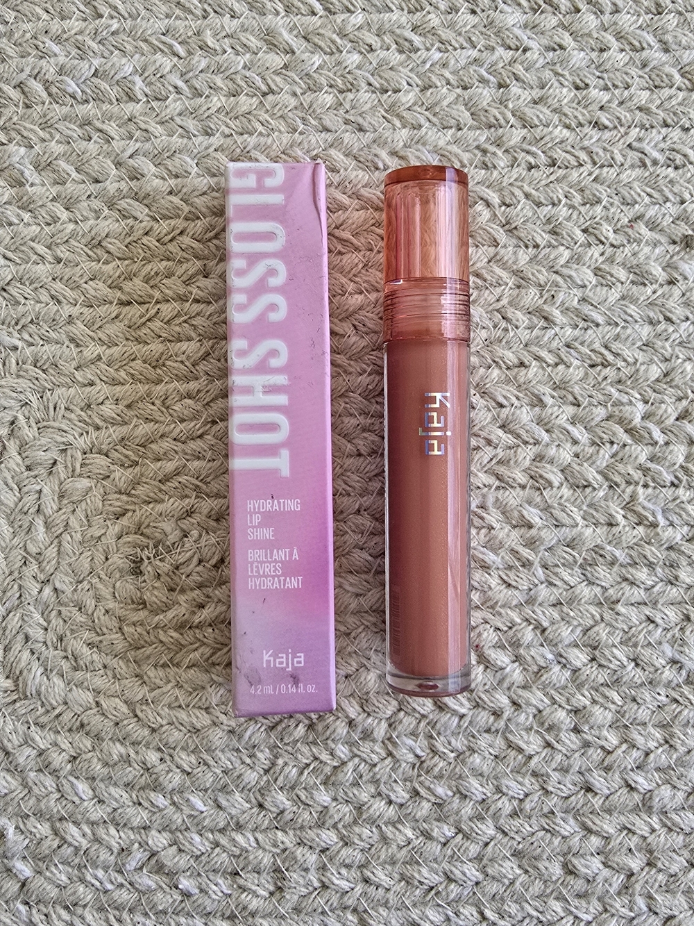 Kaja Gloss Shot Hydrating Lip Shine – Honey Drizzle 03 (Nude Pink) NiB